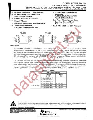 TLC2551IDR datasheet  